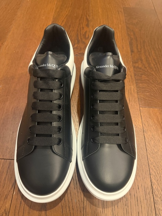 Alexander McQueen Other - Alexander McQueen Black and White Leather Low-Top Sneakers